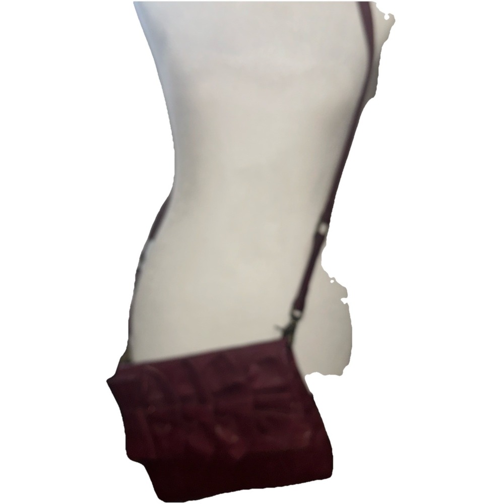 Jessica Simpson Bows Red Faux Leather Crossbody